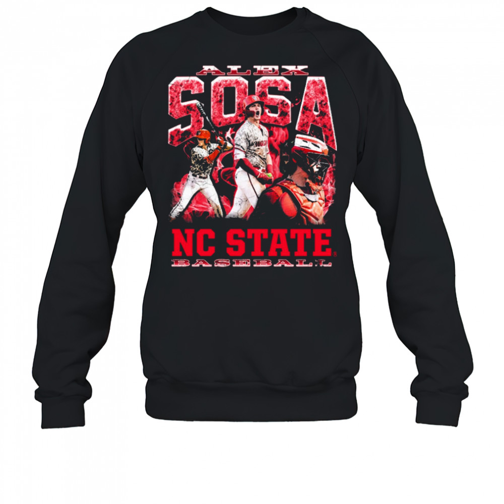 Alex Sosa NC State Wolfpack Baseball NCAA Division I 90s Graphic t-shirt Sweatshirt