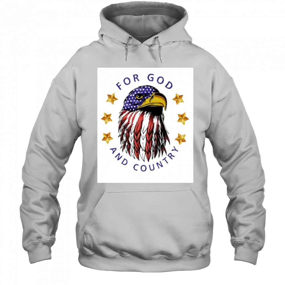 American Eagle For God and Country shirt Hoodie