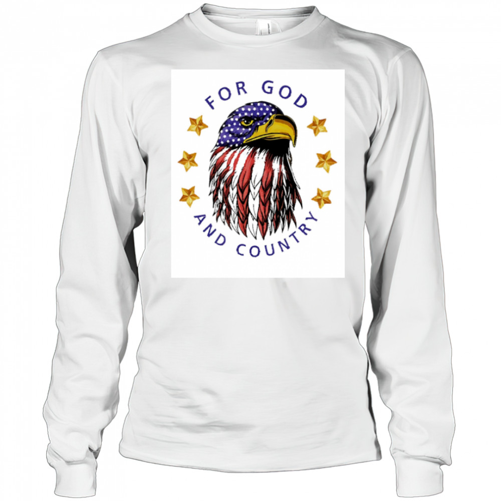 American Eagle For God and Country shirt Long Sleeved