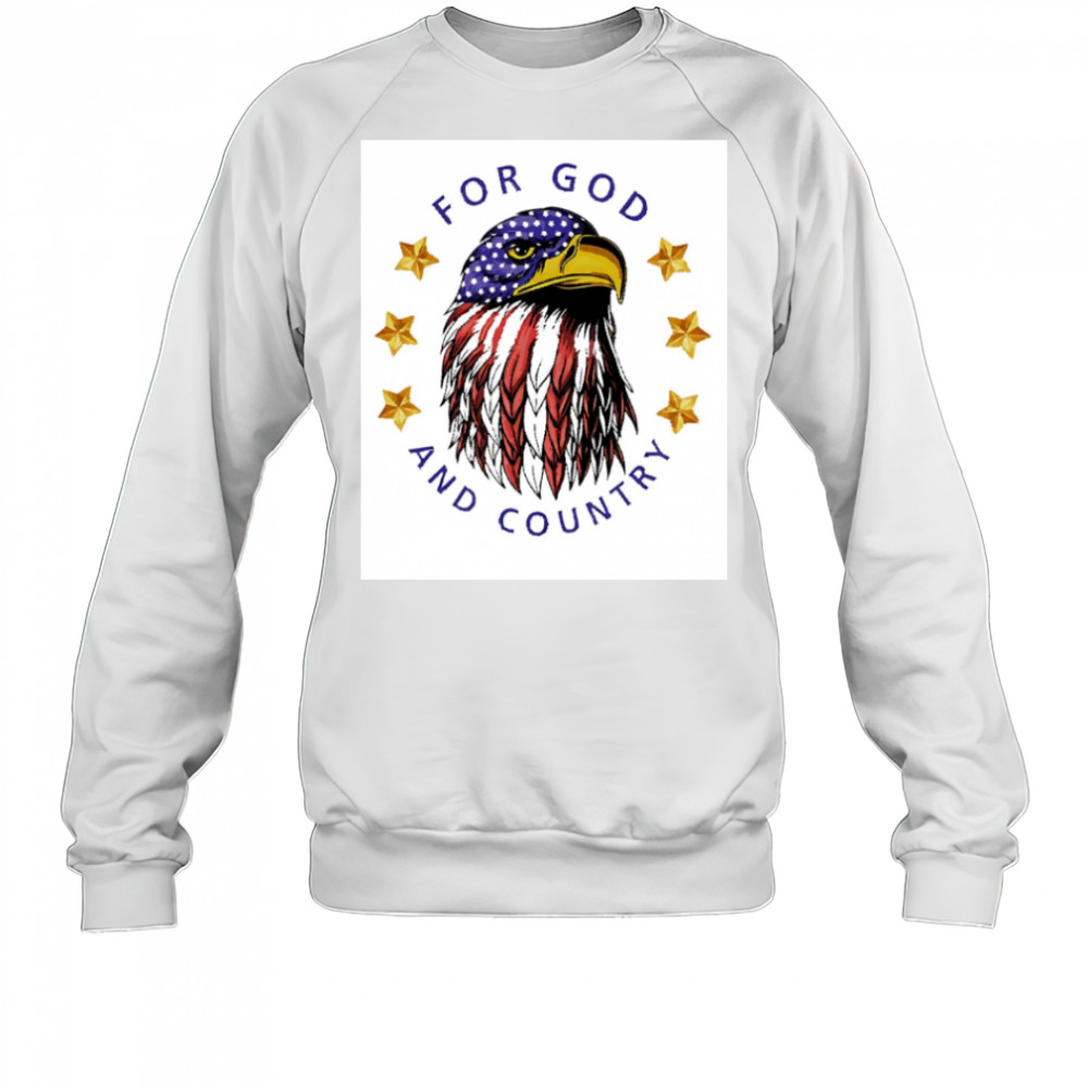 American Eagle For God and Country shirt Sweatshirt