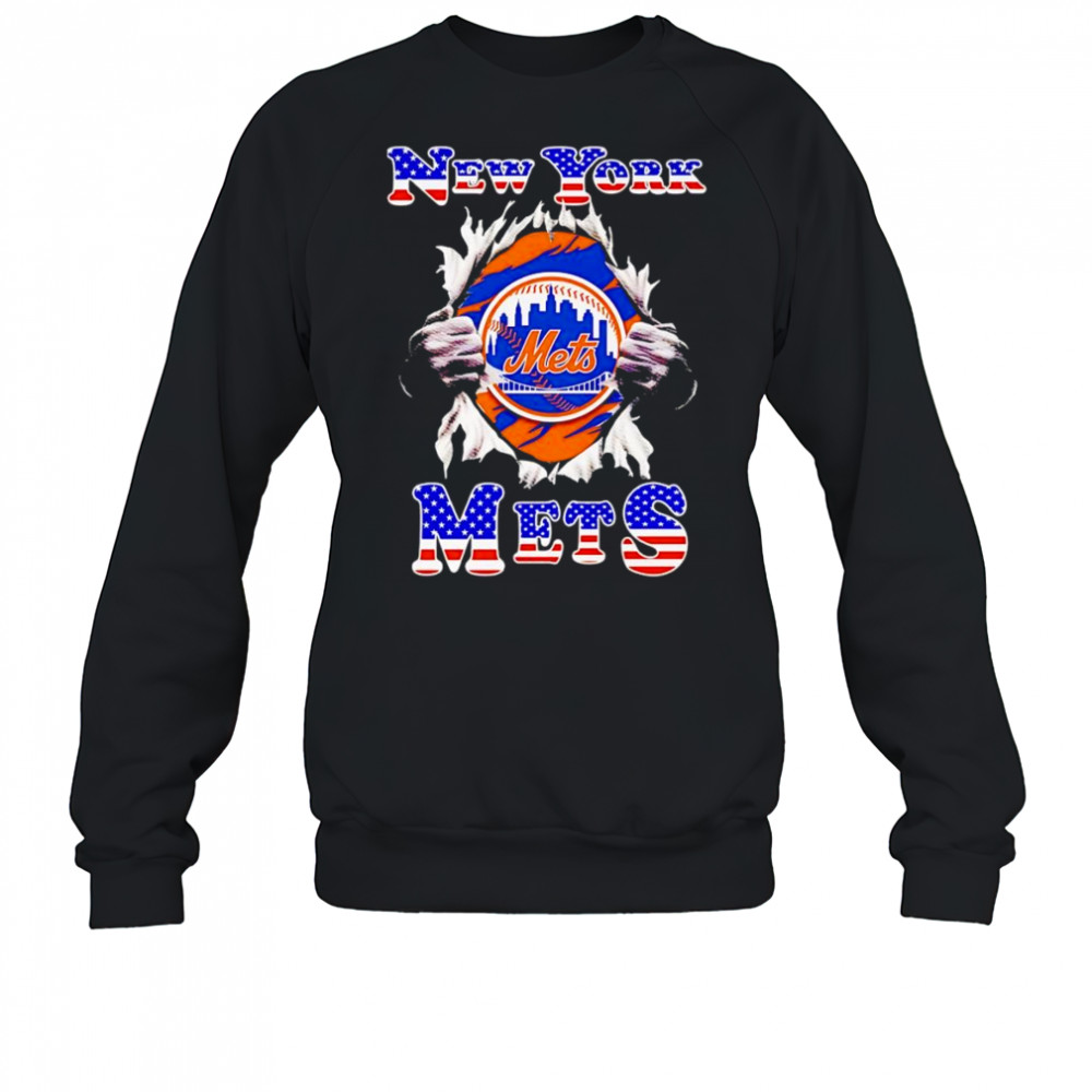 American flag New York Mets inside me shirt Sweatshirt