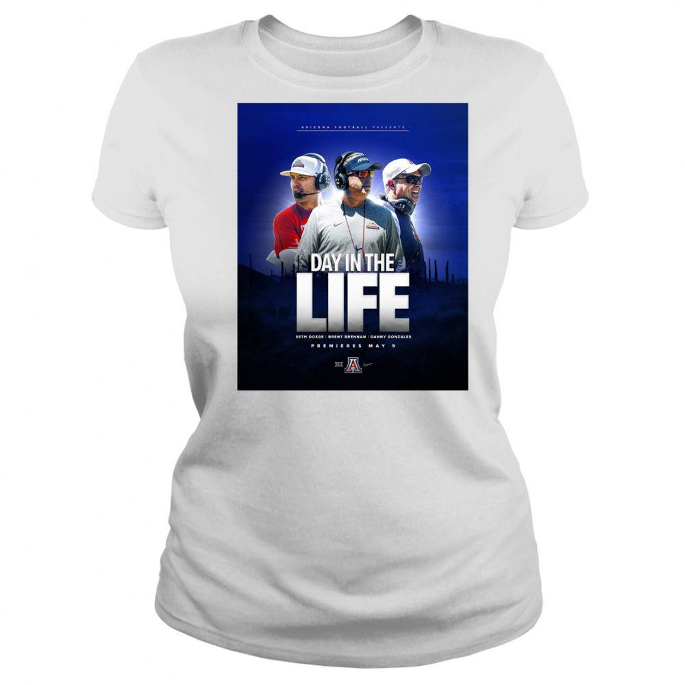 Arizona Wildcats football Day In The Life Seth Doege Brent Brennan Danny Gonzales May 9 2025 Poster t-shirt Women's T-shirt
