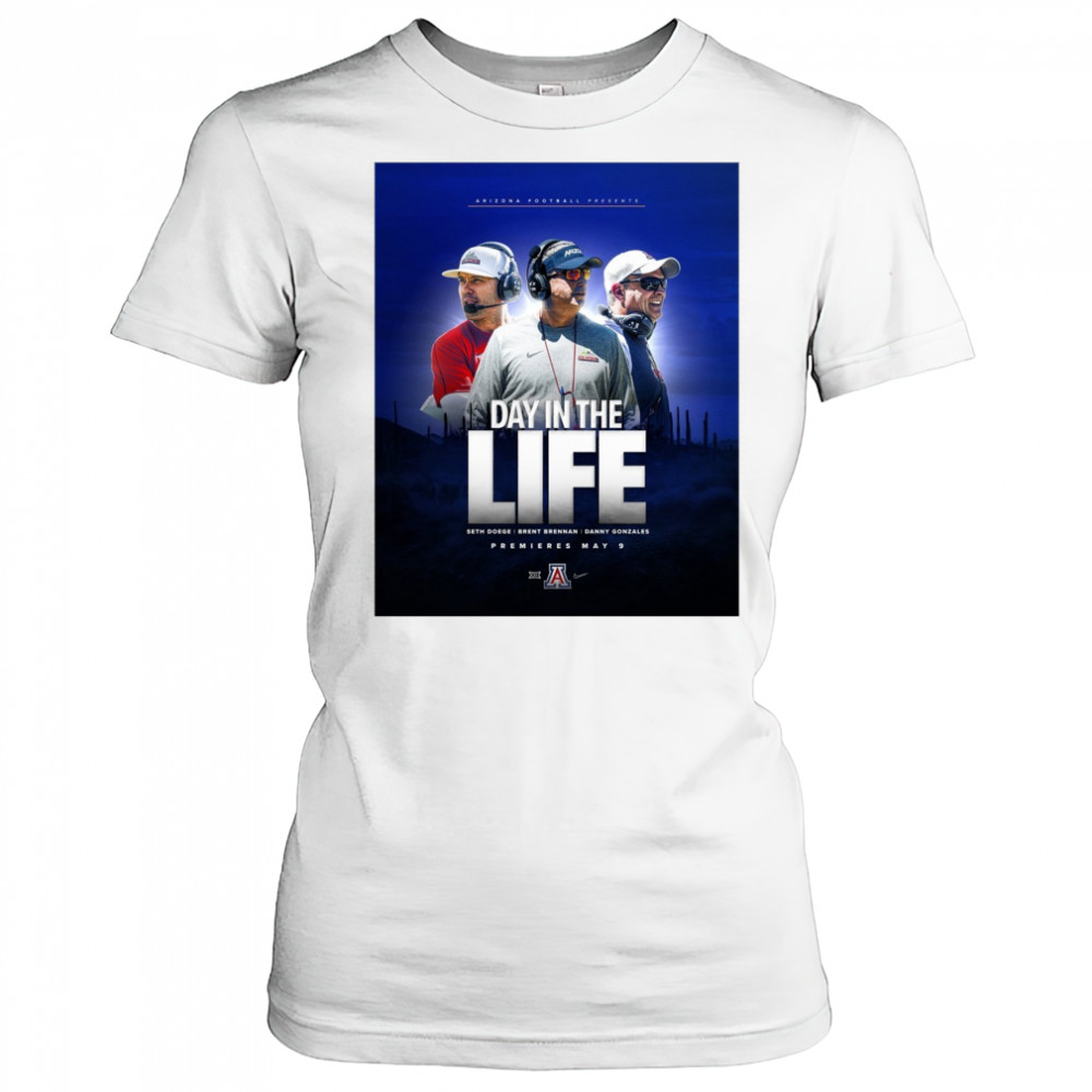 Arizona Wildcats football Day In The Life Seth Doege Brent Brennan Danny Gonzales May 9 2025 Poster t-shirt Women's T-shirt