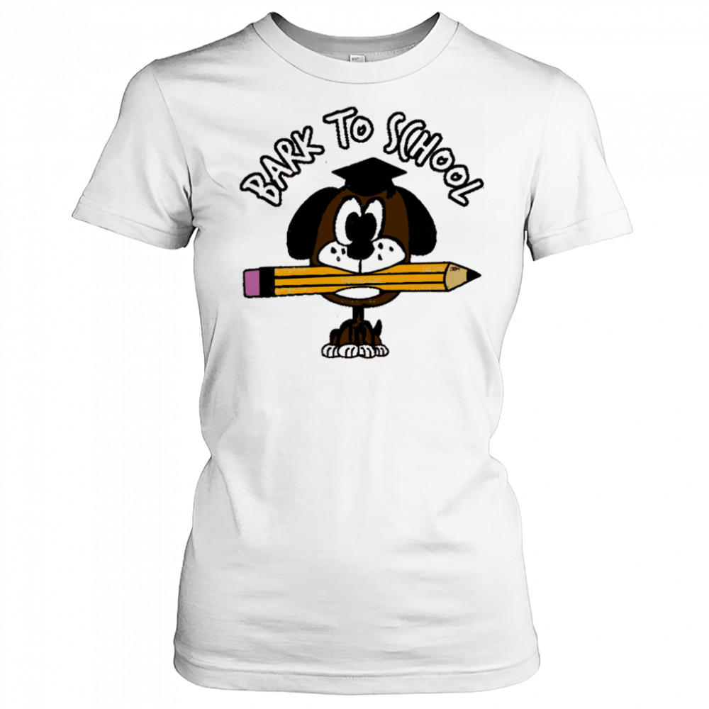 Bark To School Dog Student shirt Women's T-shirt