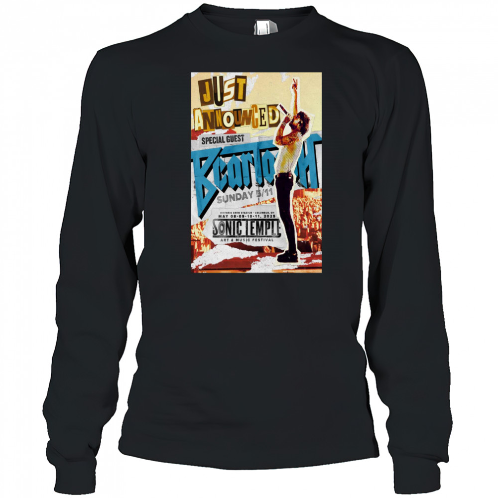 Beartooth Just Announced Columbus OH May 11 2025 T-shirt Long Sleeved