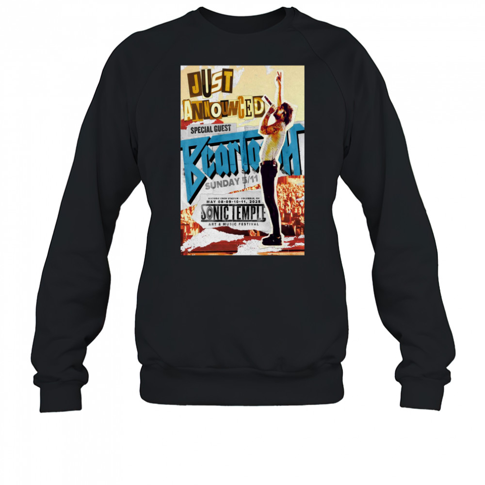 Beartooth Just Announced Columbus OH May 11 2025 T-shirt Sweatshirt