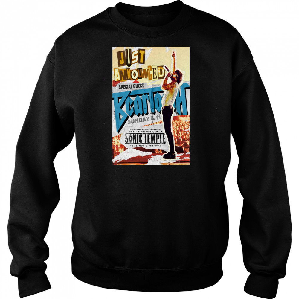 Beartooth Just Announced Columbus OH May 11 2025 T-shirt Hoodie