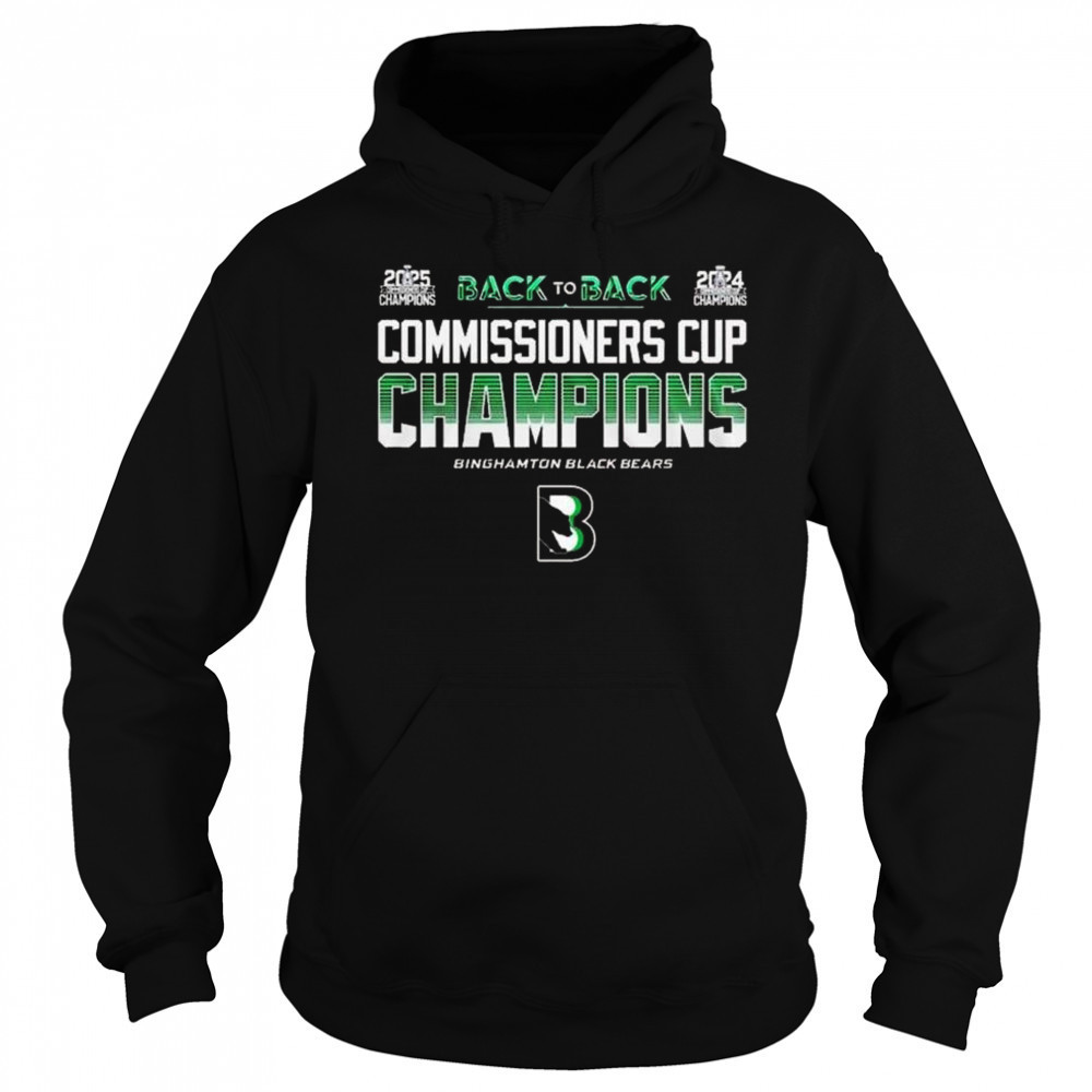 Binghamton Black Bears Champions Commissioner Cup 2025 Shirt Sweatshirt