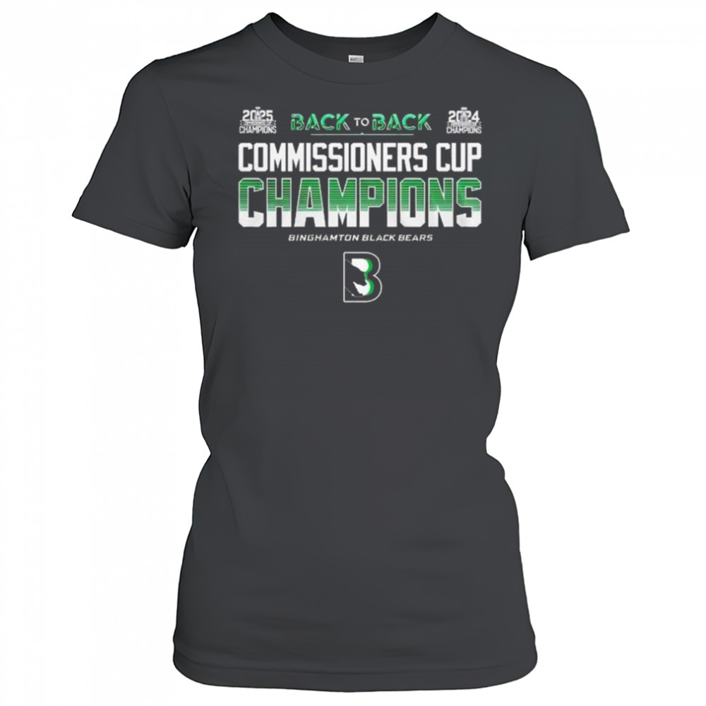 Binghamton Black Bears Champions Commissioner Cup 2025 Shirt Women's T-shirt