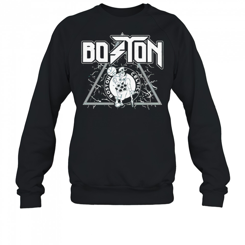Boston Celtics rock and roll angus shirt Sweatshirt