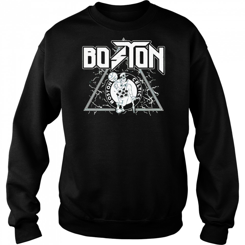Boston Celtics rock and roll angus shirt Hoodie