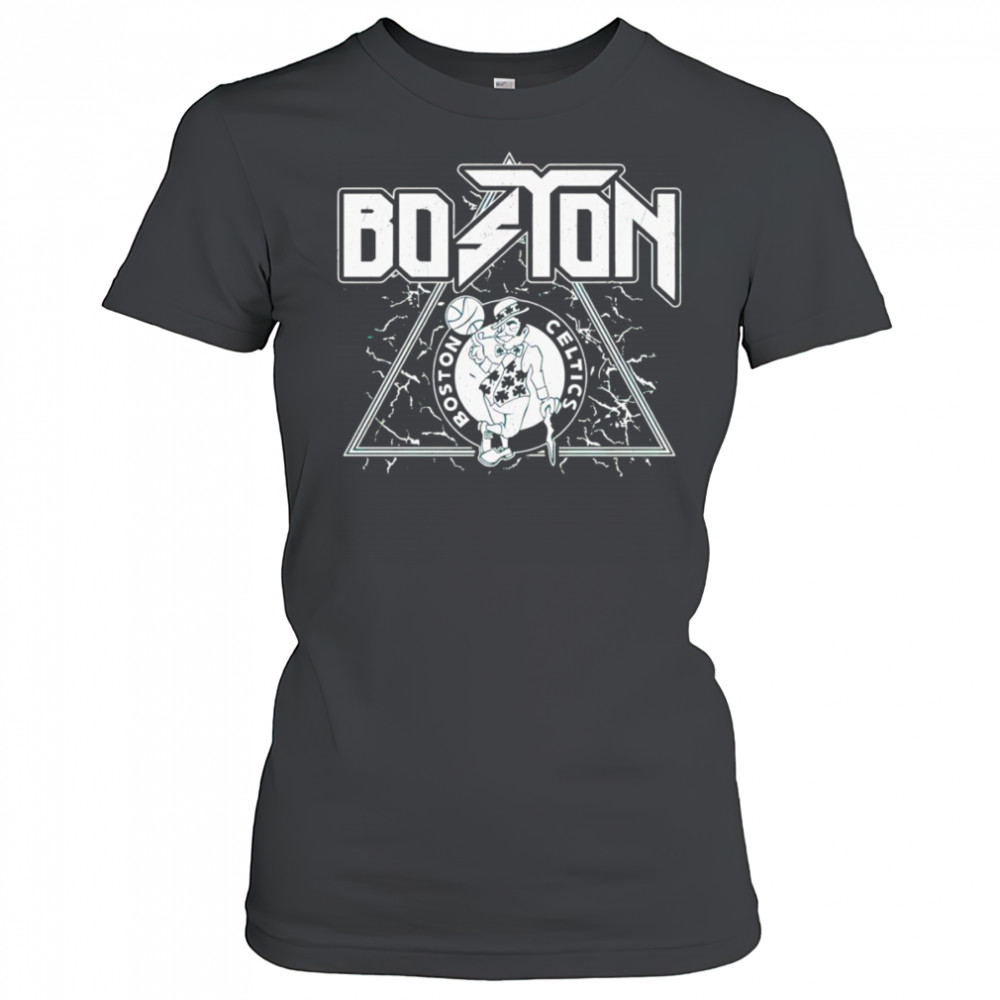 Boston Celtics rock and roll angus shirt Women's T-shirt