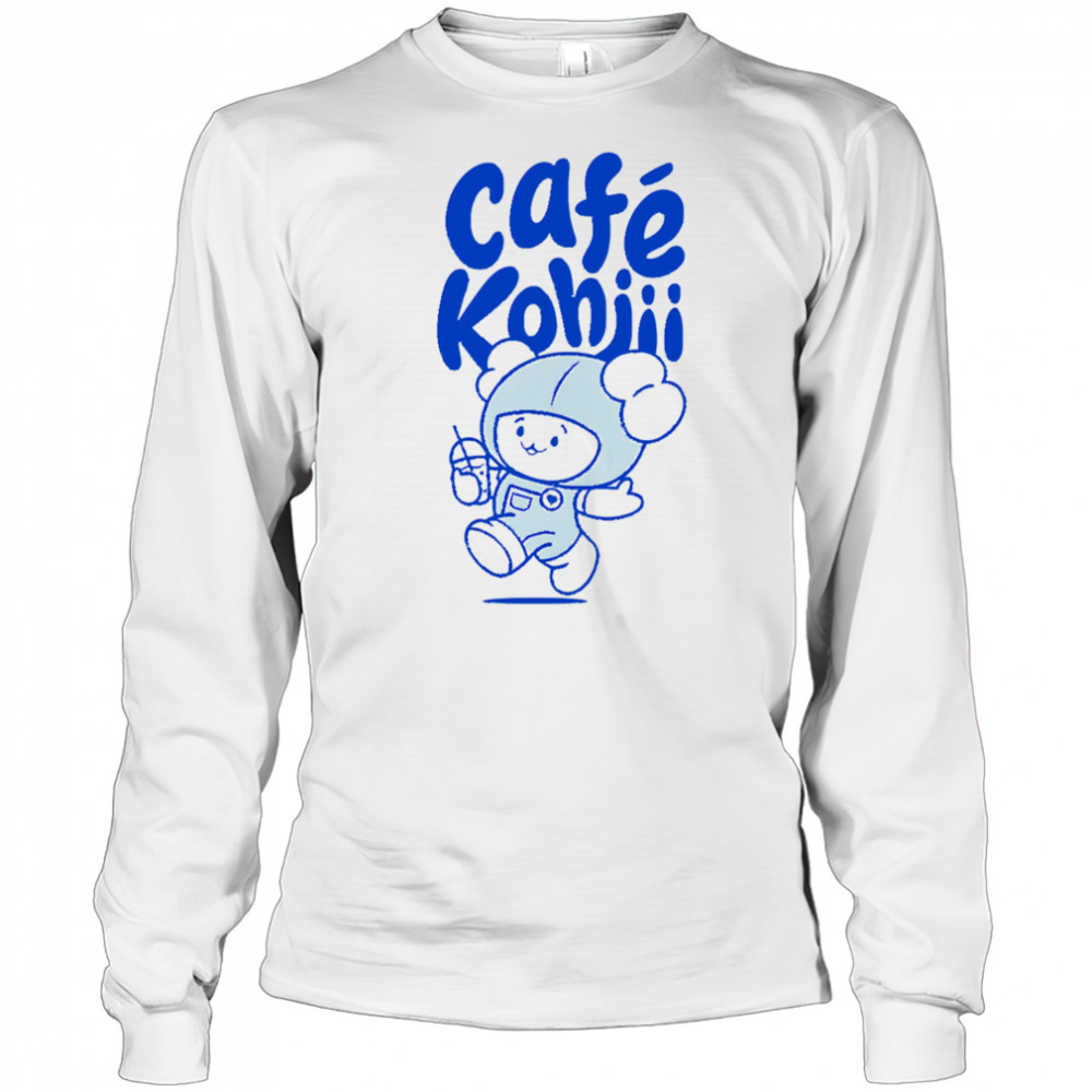 Cafe Kohjii funny cartoon shirt Long Sleeved