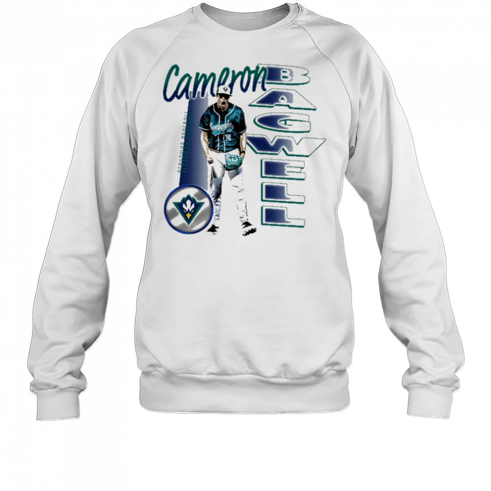Cameron Bagwell UNC Wilmington Seahawks Baseball NCAA Division I Illustrated t-shirt Sweatshirt