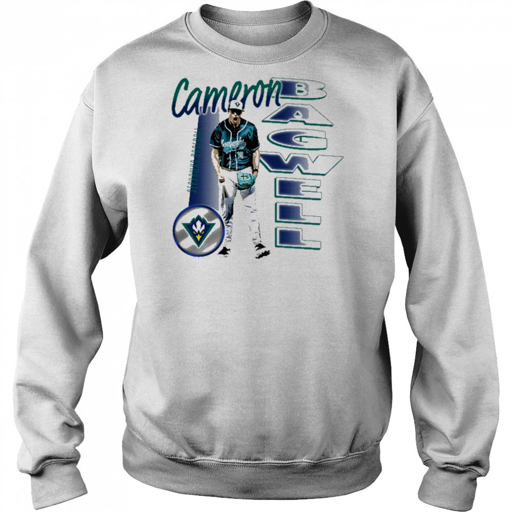 Cameron Bagwell UNC Wilmington Seahawks Baseball NCAA Division I Illustrated t-shirt Hoodie