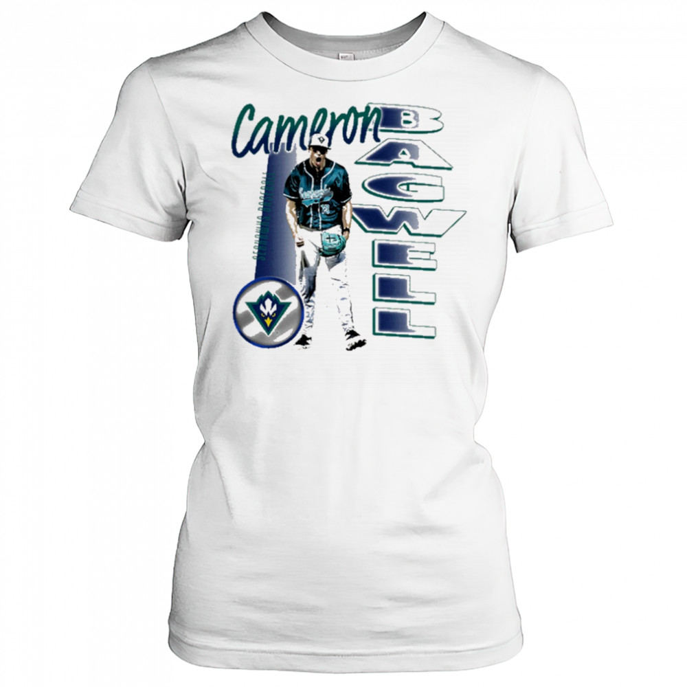 Cameron Bagwell UNC Wilmington Seahawks Baseball NCAA Division I Illustrated t-shirt Women's T-shirt