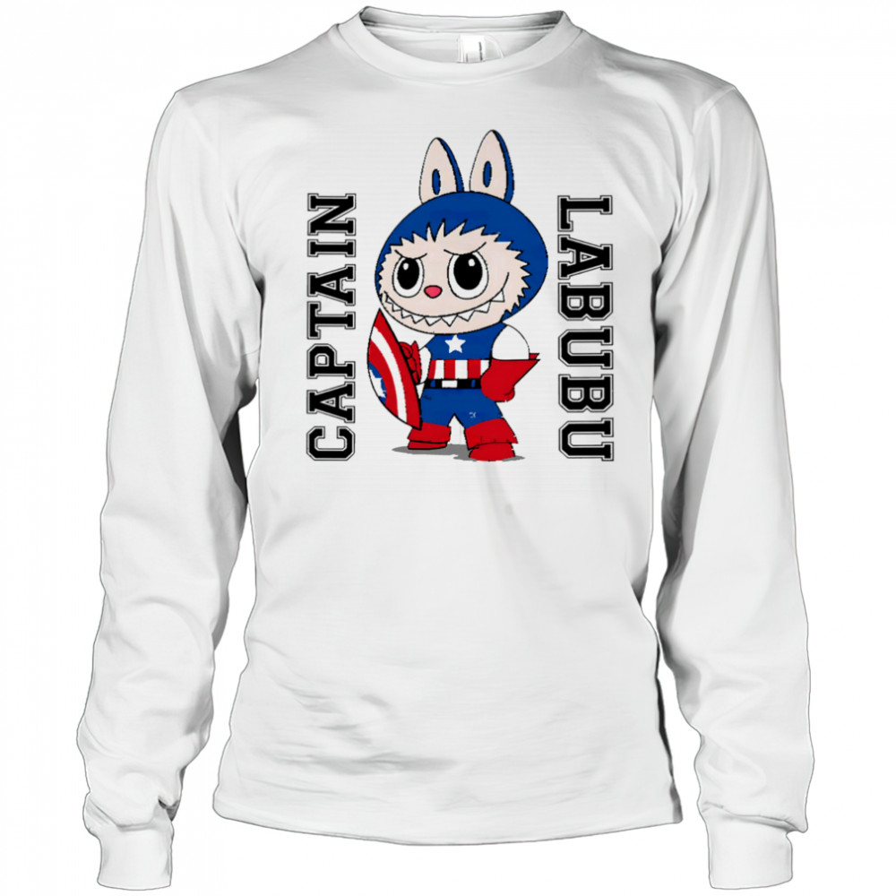 Captain Labubu Labubu Captain America shirt Long Sleeved