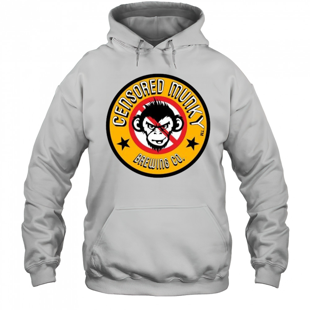 Censored Munky Brewing CO. Logo t-shirt Hoodie