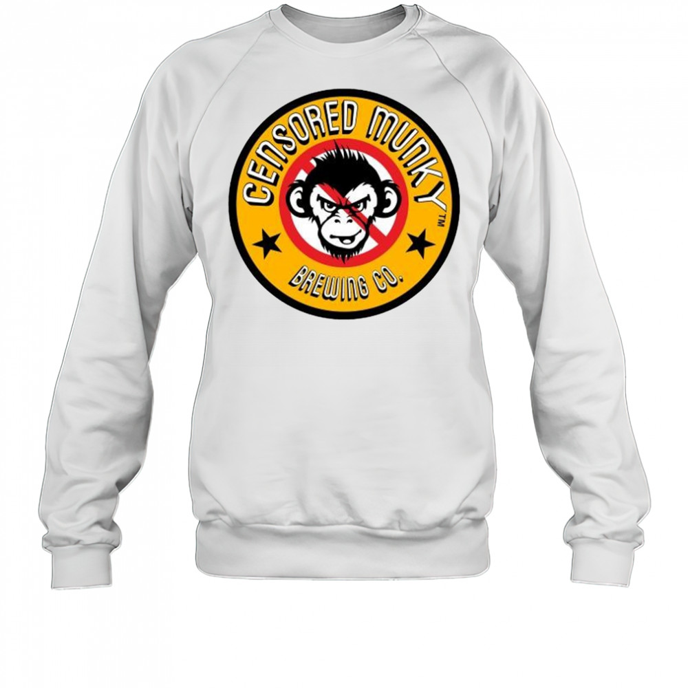 Censored Munky Brewing CO. Logo t-shirt Sweatshirt