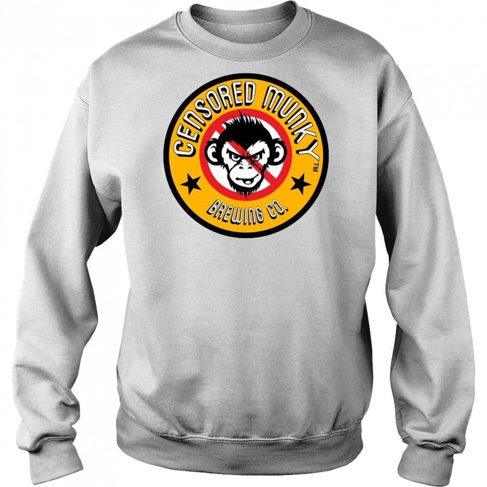 Censored Munky Brewing CO. Logo t-shirt Hoodie