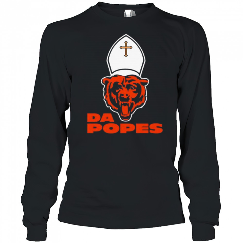 Chicago Bears Da Popes Shirt Long Sleeved