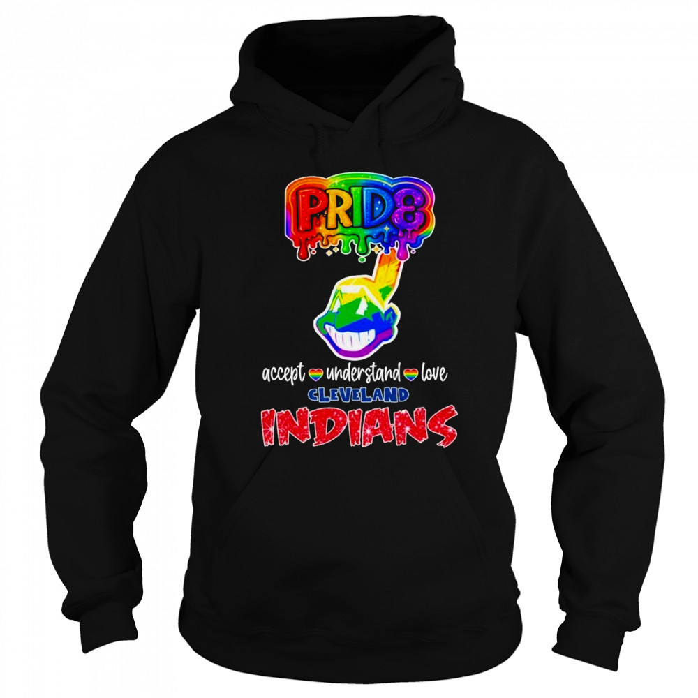 Cleveland Guardians Indians Pride Accept Understand Love T-shirt Sweatshirt