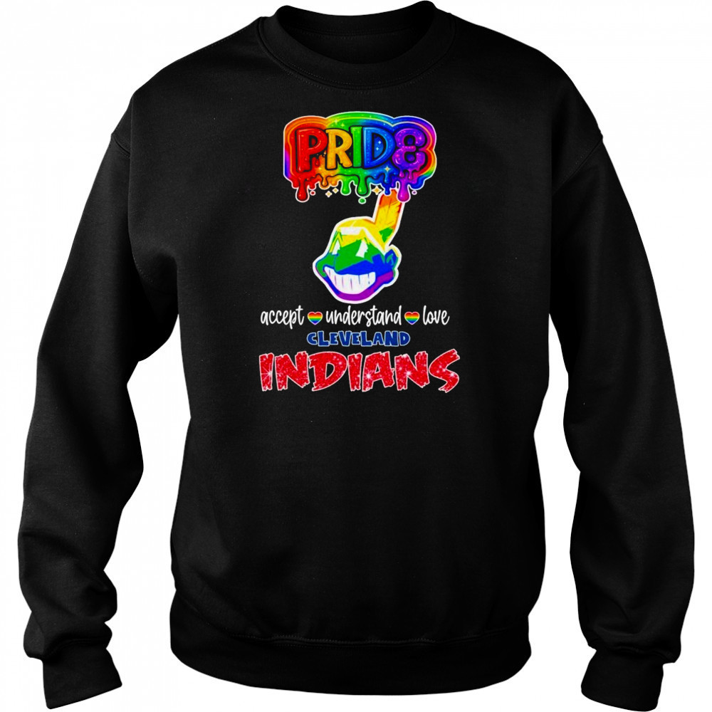 Cleveland Guardians Indians Pride Accept Understand Love T-shirt Hoodie