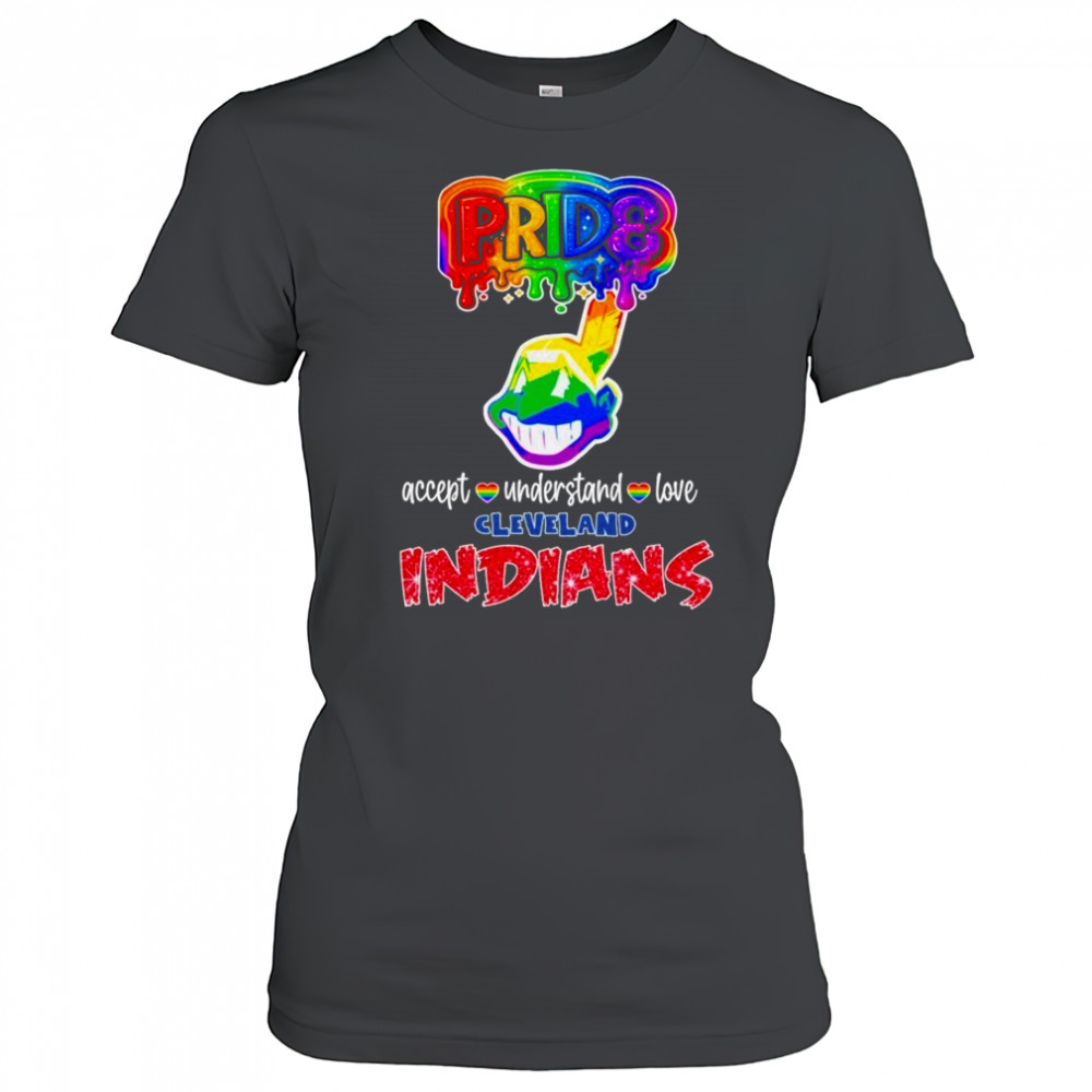Cleveland Guardians Indians Pride Accept Understand Love T-shirt Women's T-shirt