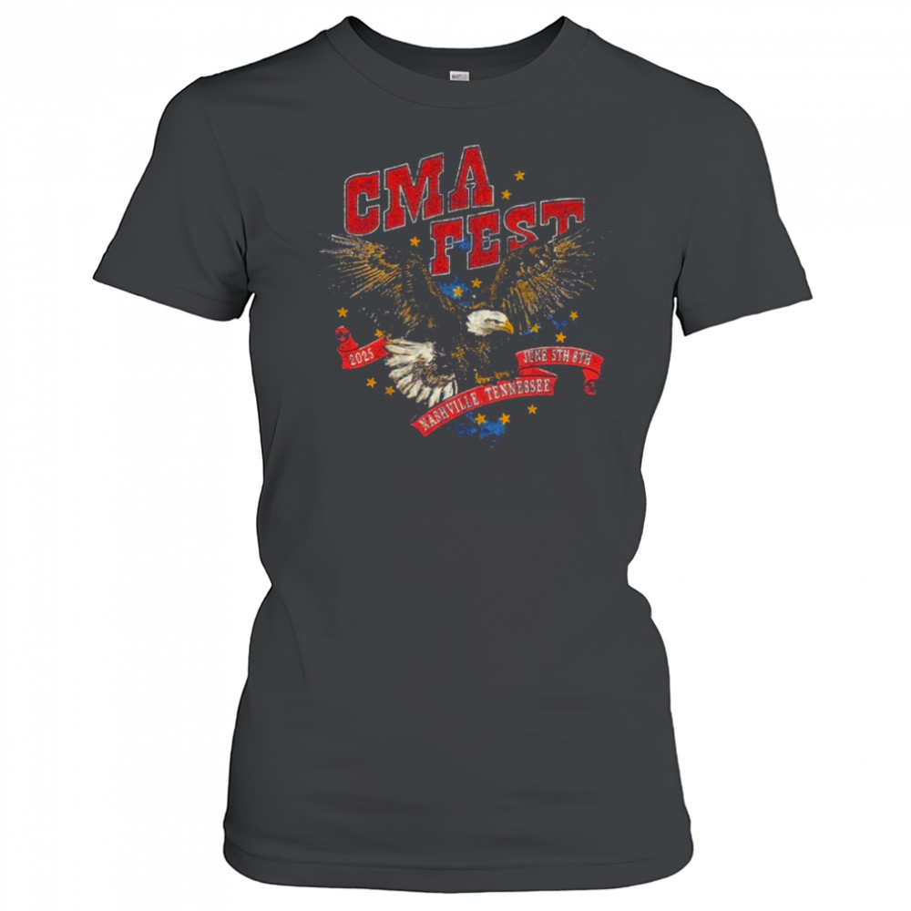 CMA Fest Nashville Tennessee June 5TH 8TH 2025 Flying Eagle T-shirt Women's T-shirt