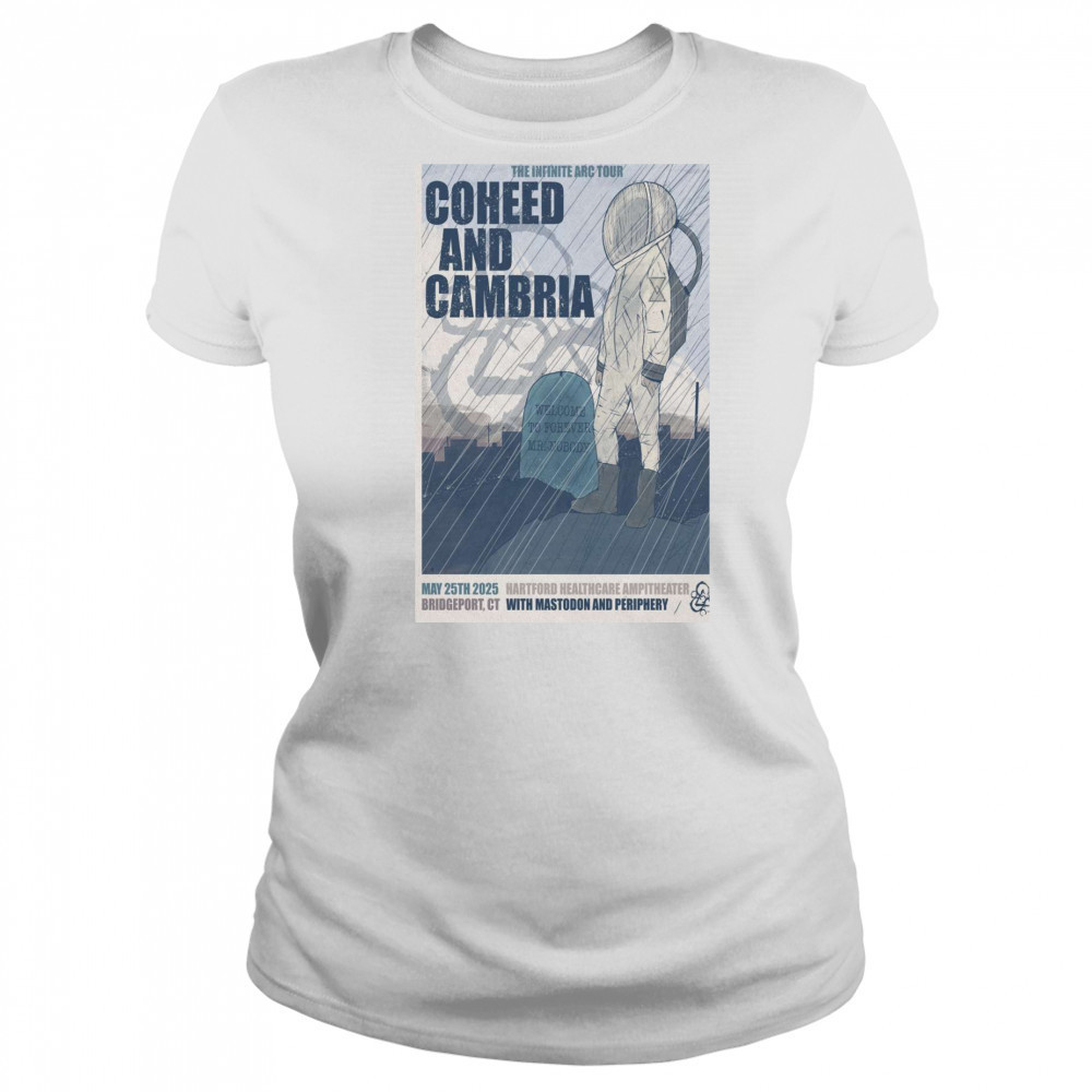 Coheed And Cambria Show May 25 2025 Hartford HealthCare Amphitheater, Bridgeport, CT T-shirt Women's T-shirt