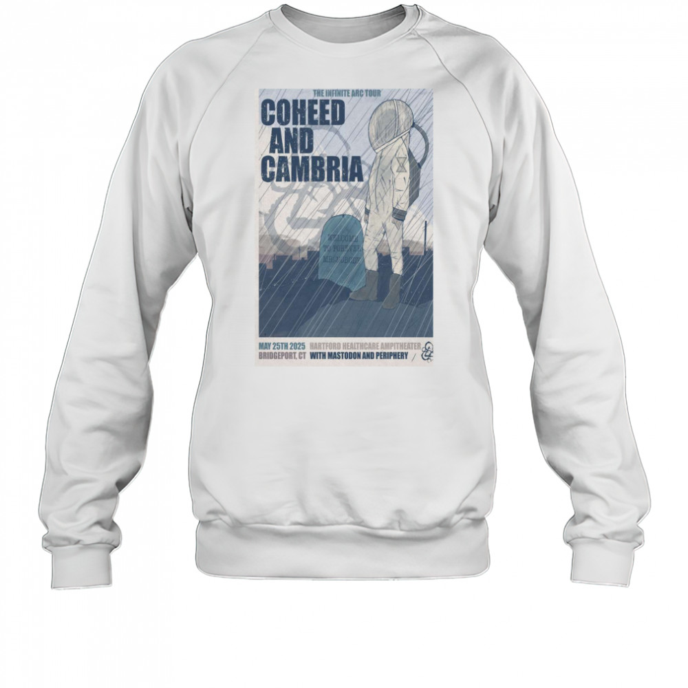 Coheed And Cambria Show May 25 2025 Hartford HealthCare Amphitheater, Bridgeport, CT T-shirt Sweatshirt
