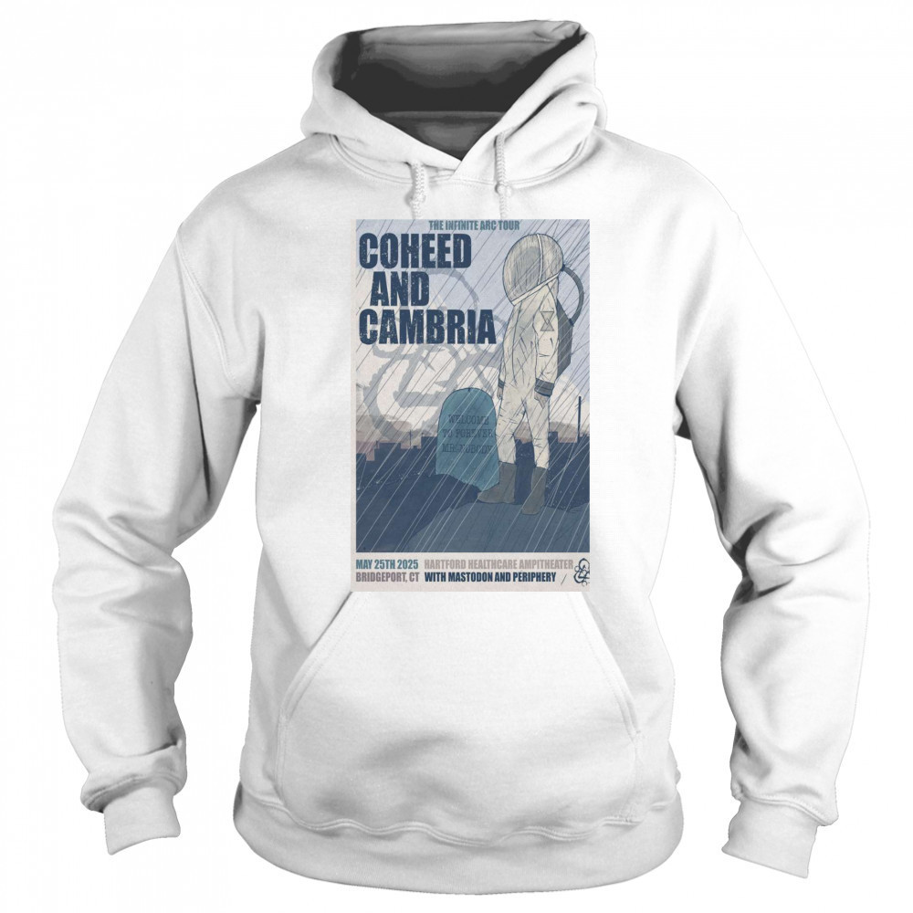 Coheed And Cambria Show May 25 2025 Hartford HealthCare Amphitheater, Bridgeport, CT T-shirt Sweatshirt