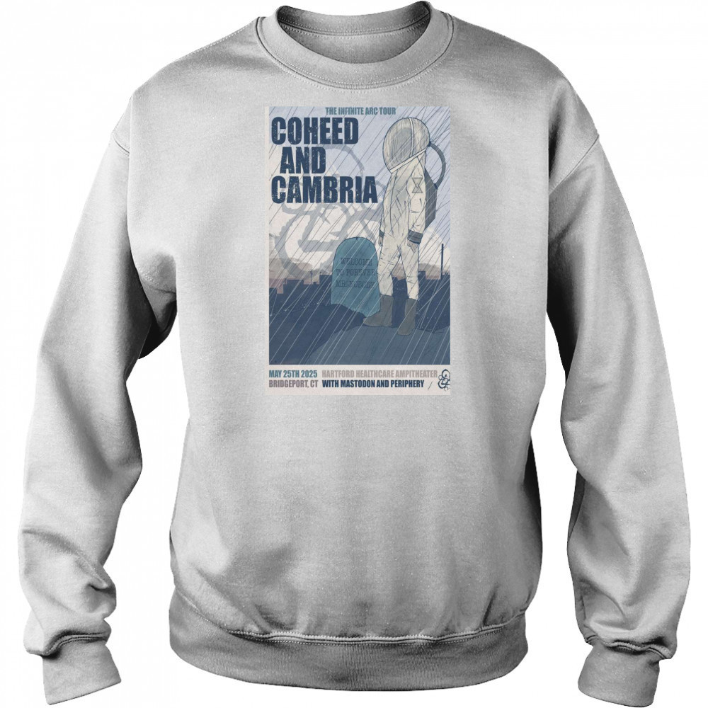 Coheed And Cambria Show May 25 2025 Hartford HealthCare Amphitheater, Bridgeport, CT T-shirt Hoodie