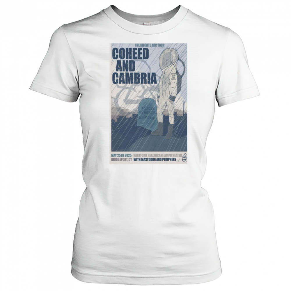 Coheed And Cambria Show May 25 2025 Hartford HealthCare Amphitheater, Bridgeport, CT T-shirt Women's T-shirt