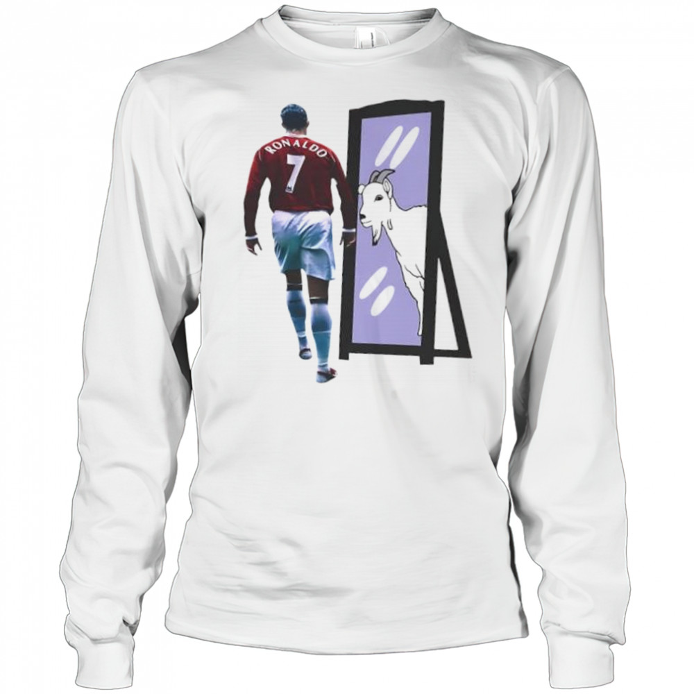 Cristiano Ronaldo CR7 Goat mirror shirt Long Sleeved