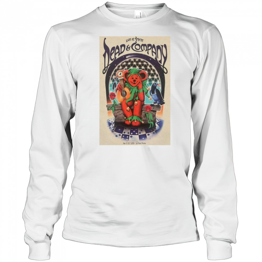 Dead & Company May 9-11 2025 Sphere Las Vegas NV Shirt Long Sleeved