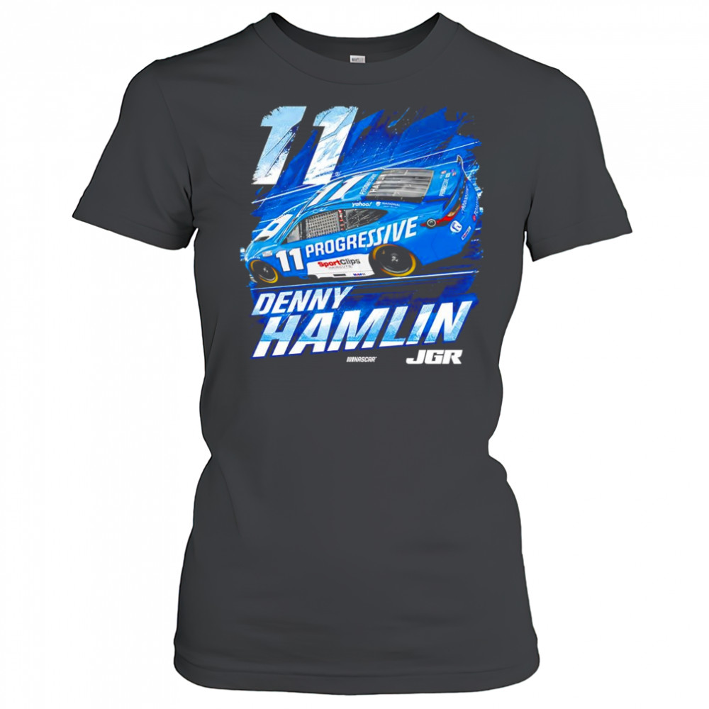 Denny Hamlin Progressive car graphic shirt Women's T-shirt