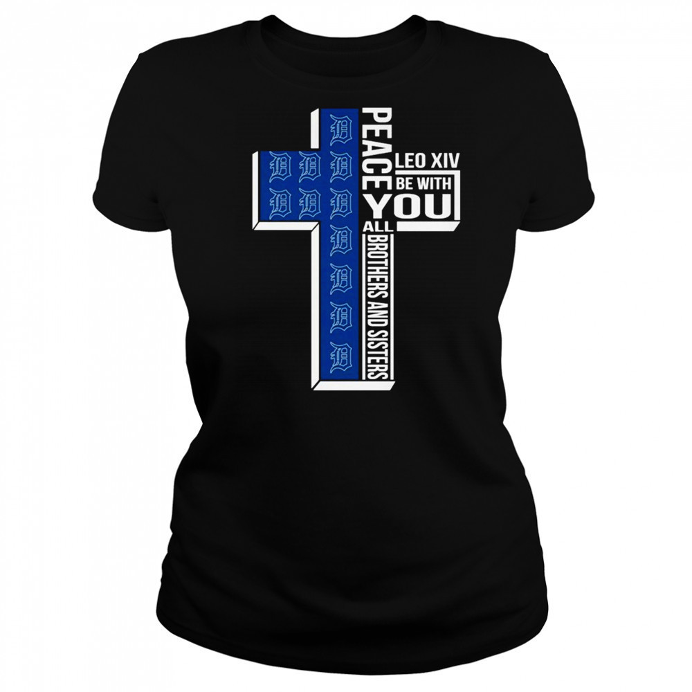 Detroit Tigers Peace You Leo Xiv Be With You All Brothers And Sisters T-shirt Women's T-shirt
