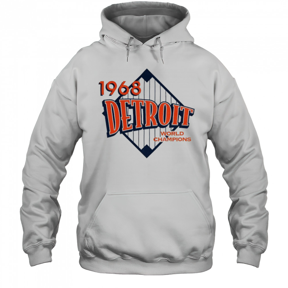 Detroit Tigers World Champions 1968 T-shirt Hoodie