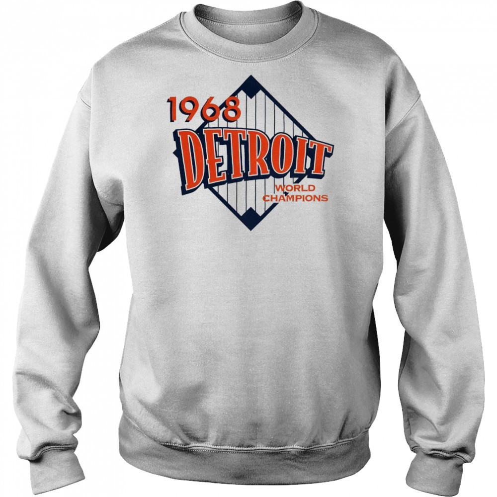 Detroit Tigers World Champions 1968 T-shirt Hoodie
