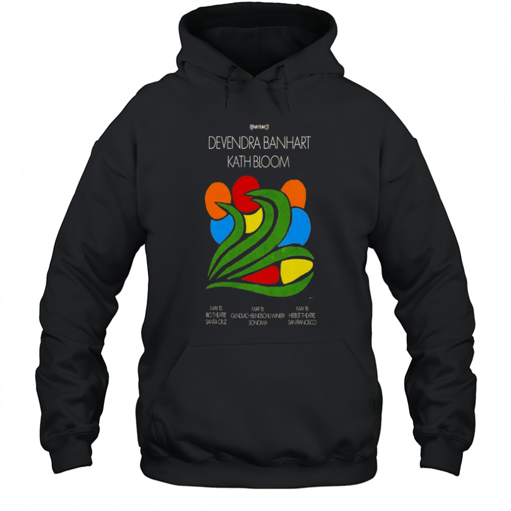 Devendra Banhart Rio Theater Santa Cruz, CA Tour 2025 T-shirt Hoodie