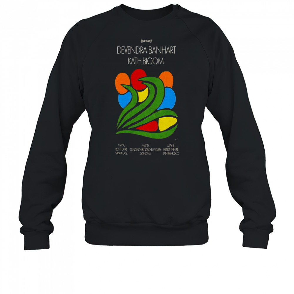 Devendra Banhart Rio Theater Santa Cruz, CA Tour 2025 T-shirt Sweatshirt