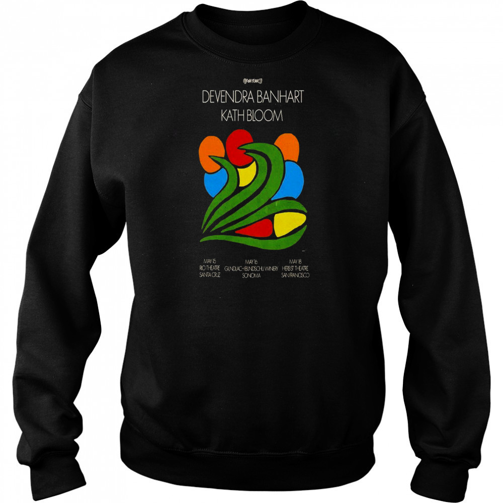 Devendra Banhart Rio Theater Santa Cruz, CA Tour 2025 T-shirt Hoodie