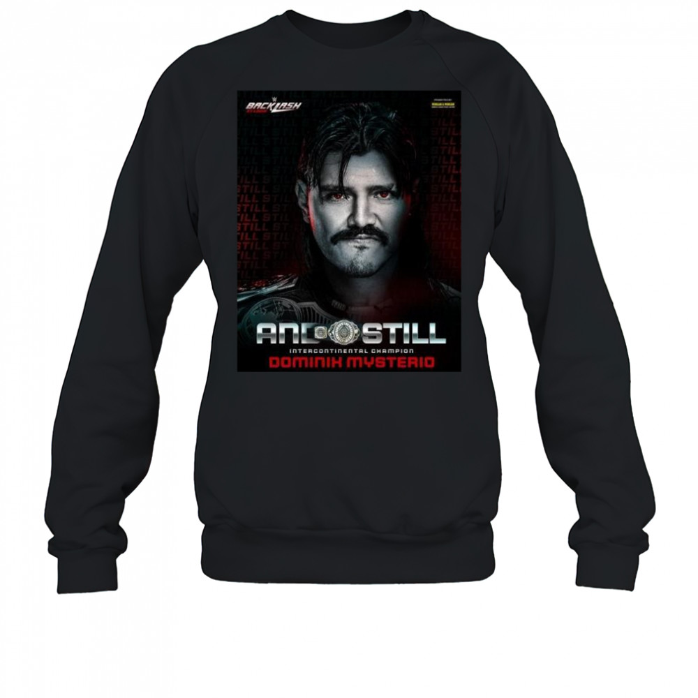 Dominik Mysterio defeats Pénta at WWE Backlash St. Louis to retain the Intercontinental Champion 2025 t-shirt Sweatshirt