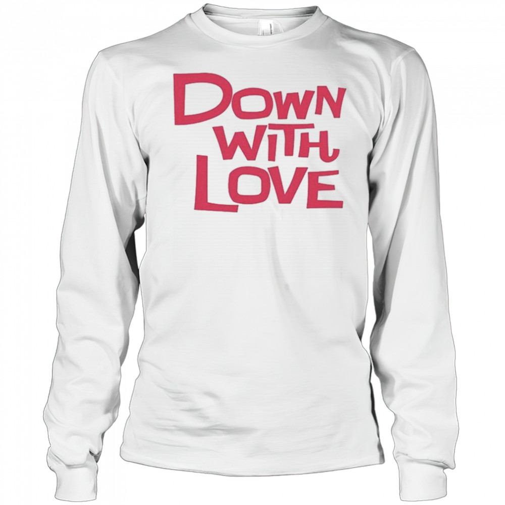 Down With Love Logo T-shirt Long Sleeved