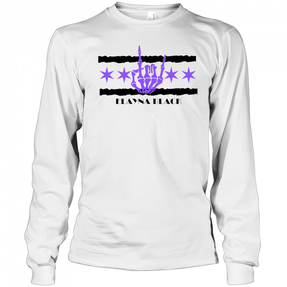 Elayna Black shirt Long Sleeved