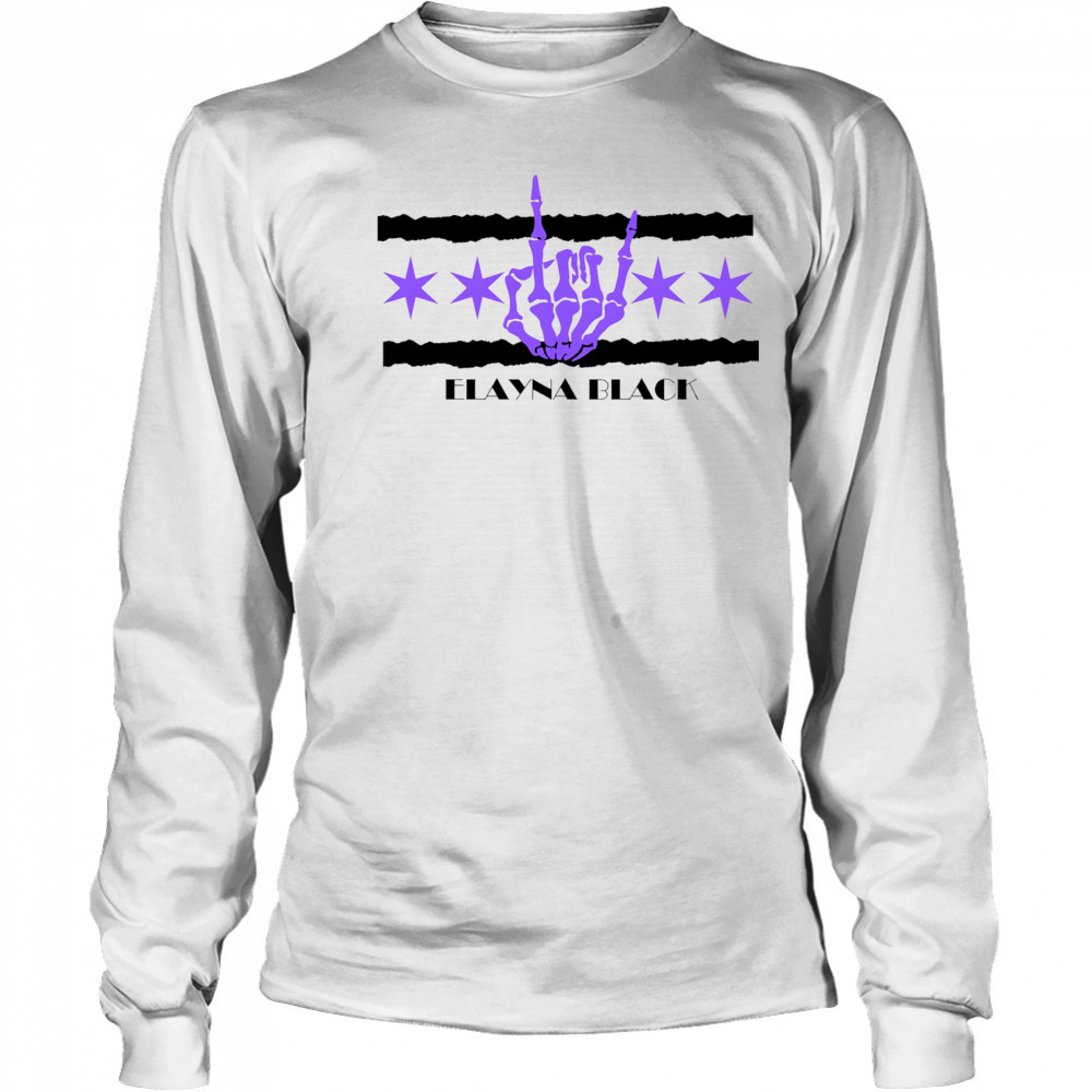 Elayna Black shirt Long Sleeved
