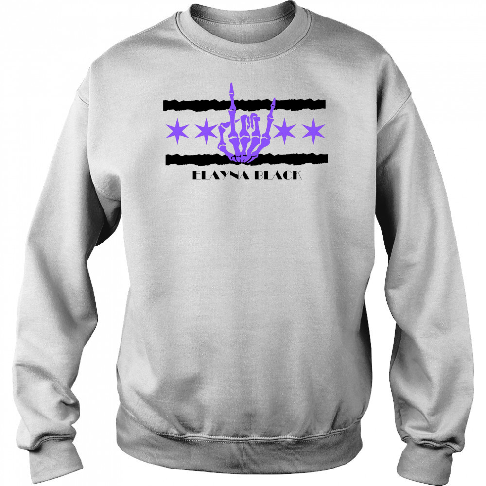 Elayna Black shirt Hoodie