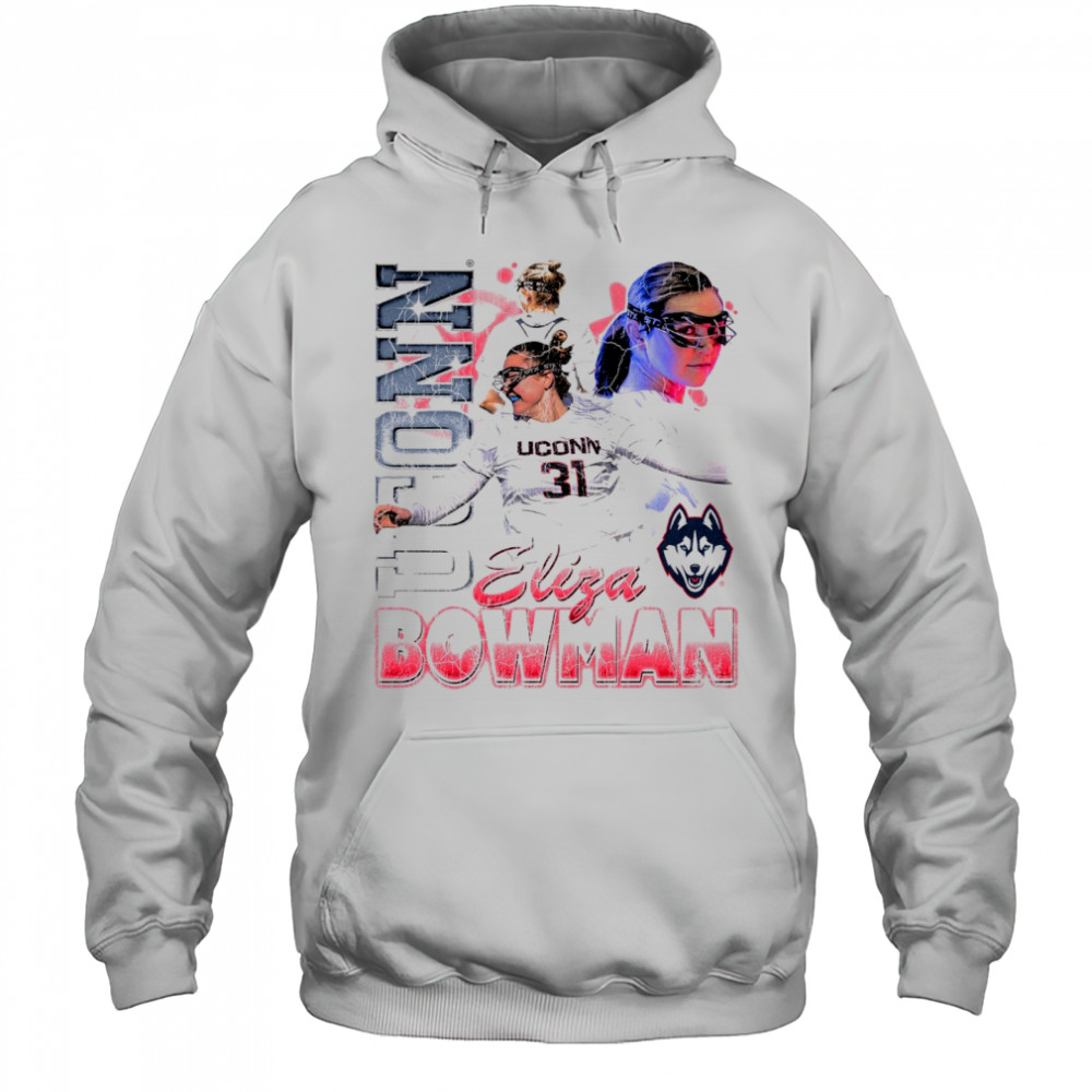 Eliza Bowman Uconn Huskies Lacrosse NCAA Division I 90s Graphic t-shirt Hoodie