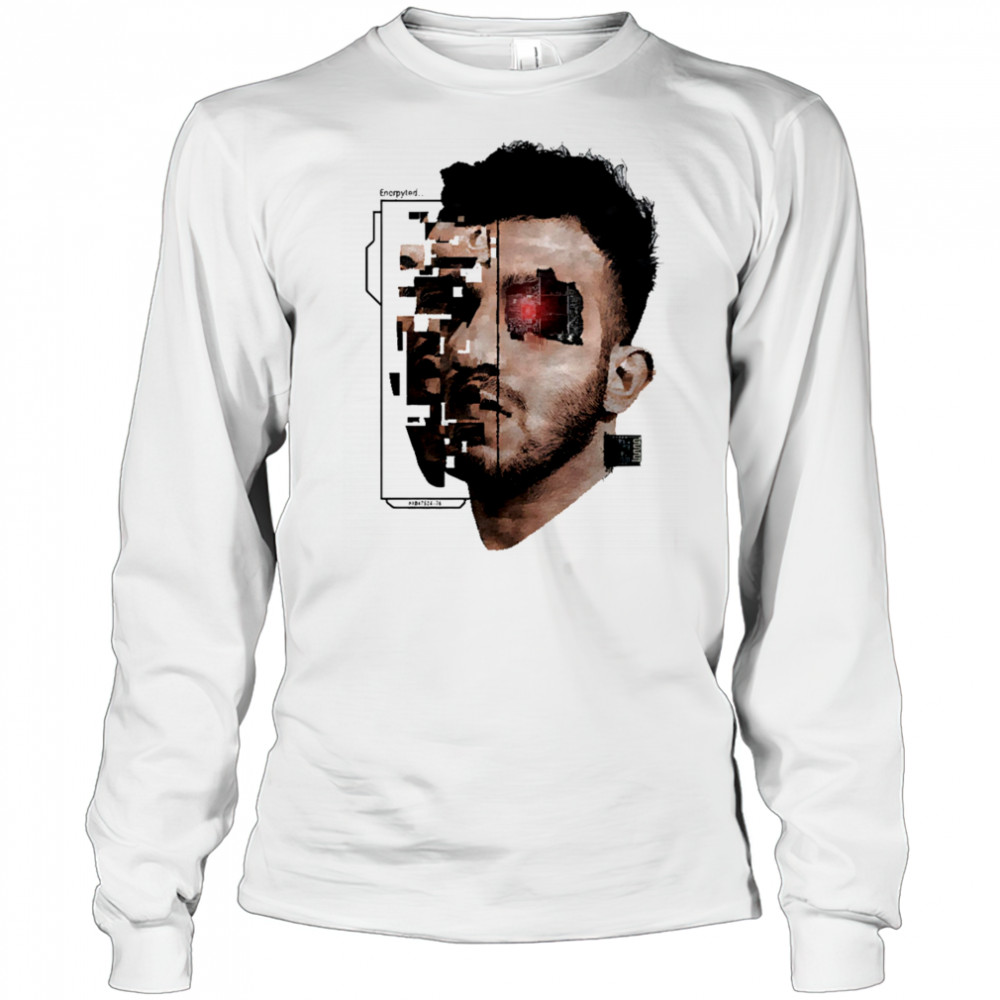 Encrypted technology robots shirt Long Sleeved